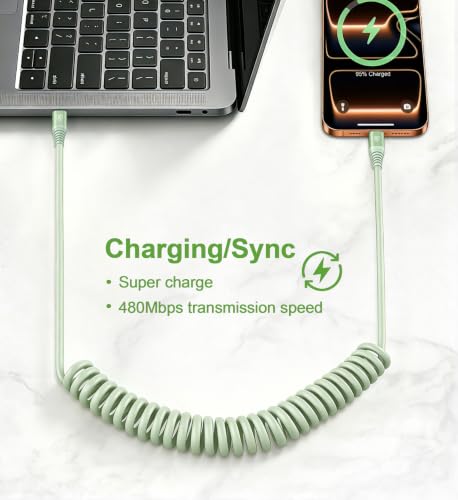 USB C to C Cable 6FT (6FT / Green)