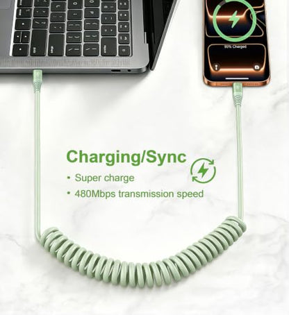 USB C to C Cable 6FT (6FT / Green)
