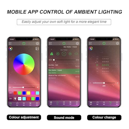 Interior Car LED Strip Lights with APP Control (3 in 1/ 197 inches / USB Port)