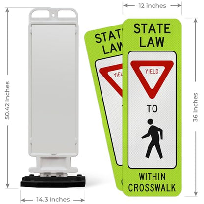 State Law Yield for Pedestrian Within Crosswalk R1 (Yield For Pedestrian Within Crosswalk)