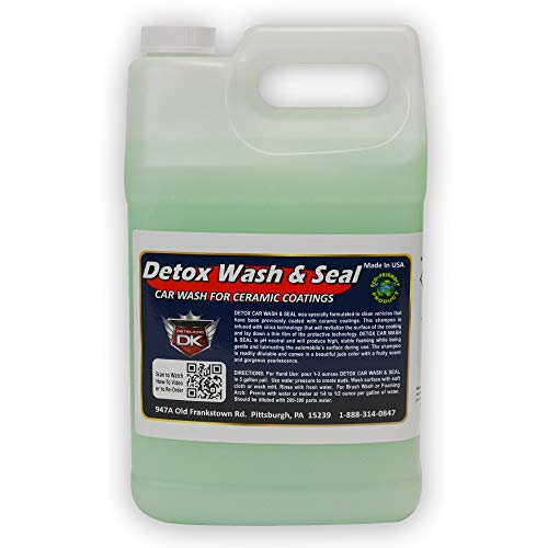 Detox Car Wash and Car Sealant Foam Soap for Ceramic Coatings (128 Ounce (Pack of 1))