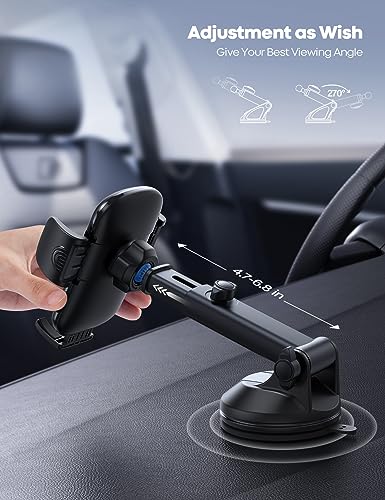 Car Phone Holder Military (NEW Upgraded - Dark Grey)