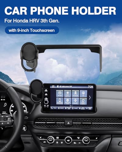 Custom Fit for Car Phone Holder Honda HRV HR (Auto-Look / Honda HR-V 2023-2026(7/9-In))