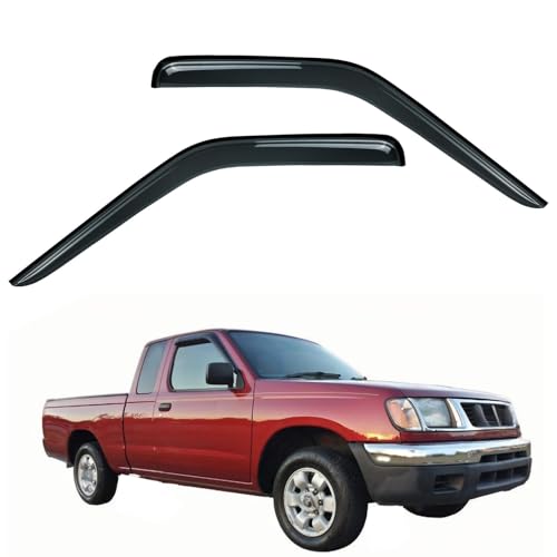 Rain Guards Compatible with Nissan Frontier Xterra 98 (for 98-04 Frontier 00-04 Xterra)