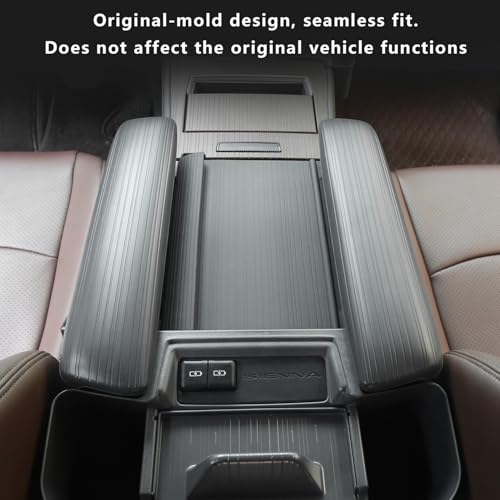 2PCS Center Console Armrest Side Cover for Toyota Sienna 2021 (Center Console Armrest Side Cover)
