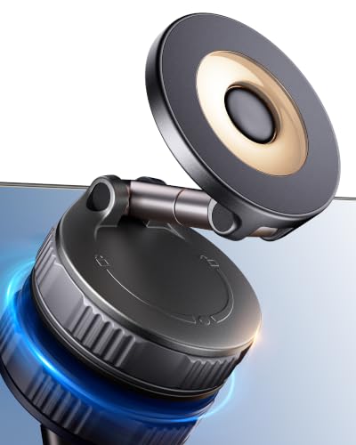 Car Phone Holder for Magsafe [80+LBS Max Suction & 2500gf Magnetic]