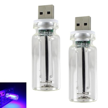 2PCS Car USB Lights (Blue)