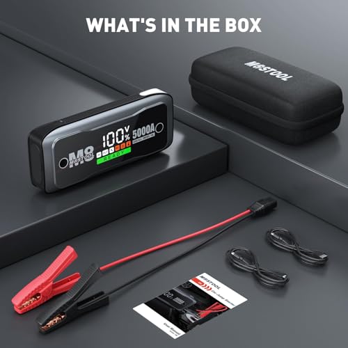 5000A Car Jump Starter (Gray / 5000A)