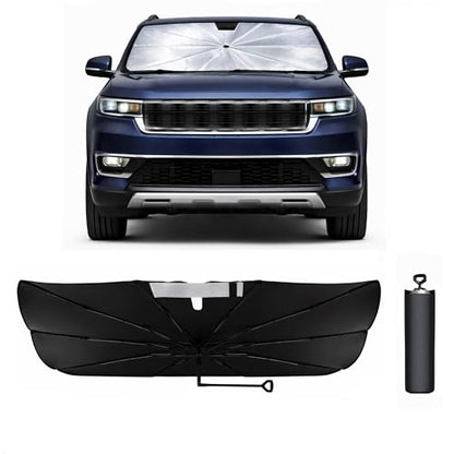 Car Windshield Sun Shade Umbrella for Jeep Wagoneer 2022 (For Jeep Wagoneer 2022-2026)