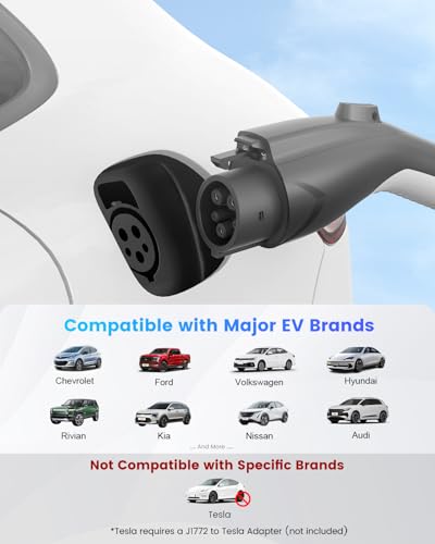 Level 2 EV Charger 24Amp 240V (NEMA 10-30 Plug)