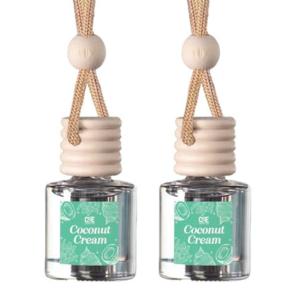 CANDECraftCo 2 Pack Hanging Car Air Freshener Diffuser for Essential Oils