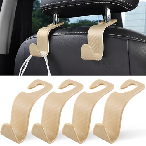 Car Purse Hook (Beige-CF)