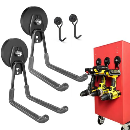 Heavy Duty Magnetic Hooks (2.6"x2-MU / Gray)
