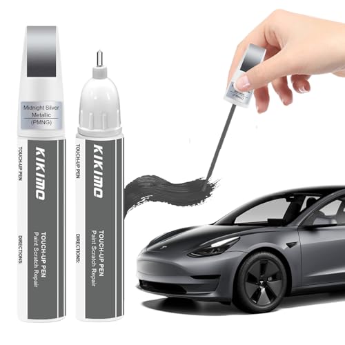for Tesla Touch Up Paint (Midnight Silver Metallic(PMNG))