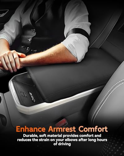for 2025 2026 2027 GMC Terrain Center Console Cover Armrest Box Cover Terrain (GMC Terrain 2025+ Thin Black leather)