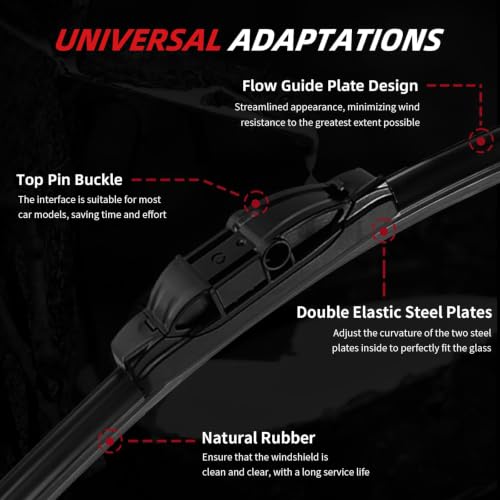 Windshield Wiper Blades Replacement for BMW X3 2011 (26"+20"+13")