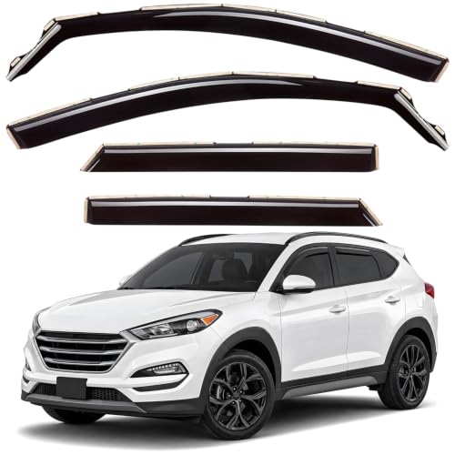 Window Deflectors Smoke Tinted in (For Tucson 16-21)