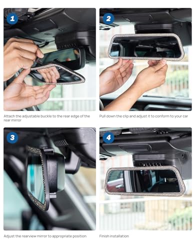 Rearvie Mirror (White 1 PCS)