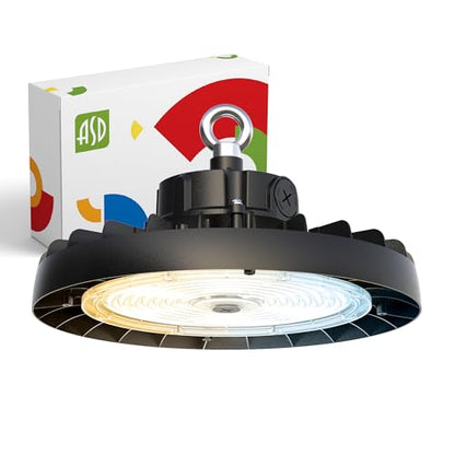200W LED High Bay UFO Lighting (Black)