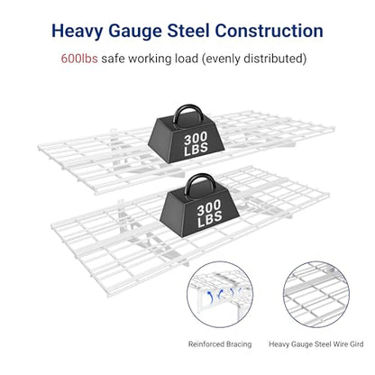 2 Pack 2x4ft 24 (2 pack-2x4 ft / White)