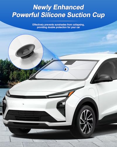 for 2027 Chevy Bolt EV Car Windshield Sun Shade Umbrella for 2027+ Chevy Bolt EV Accessories (2027 Bolt EV)