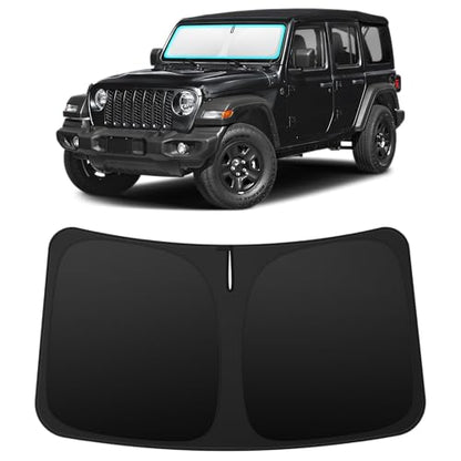 Custom Fit Windshield Sun Shade for Jeep Wrangler JL 2018
