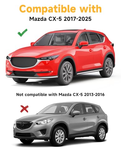 in Channel Window Visors Rain Guards for Mazda CX5 CX (Fit for 2017-2025 Mazda CX-5 CX5)