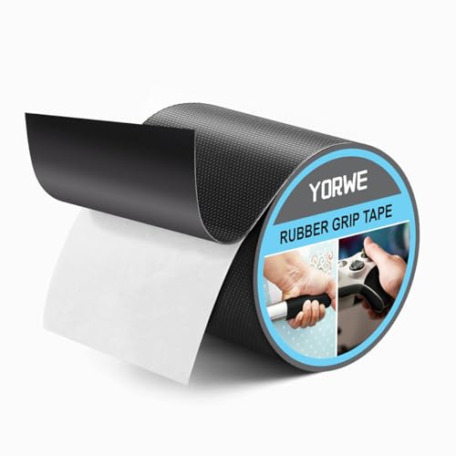 Rubber Grip Tape (4In x 10Ft / Black)