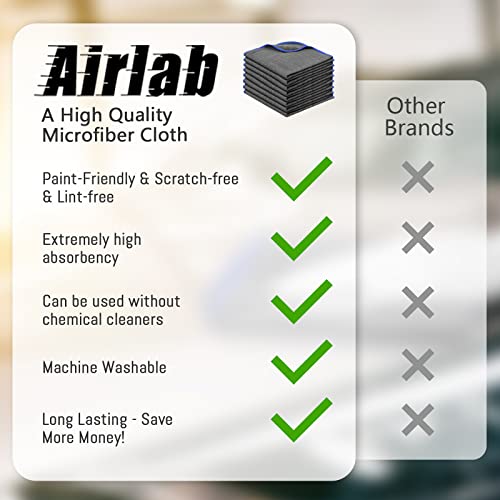 Glass Polishing Streak Free Miracle Cleaning Cloth (Grey-navy Blue)