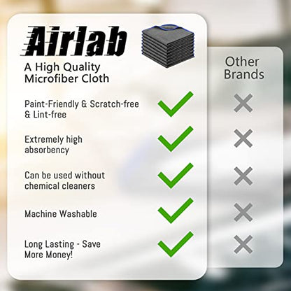 Glass Polishing Streak Free Miracle Cleaning Cloth (Grey-navy Blue)