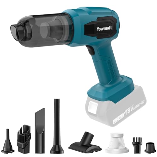 3 in 1 Handheld Car Vacuum Compatible with Makita 18V Battery with 21000pa Strong Suction