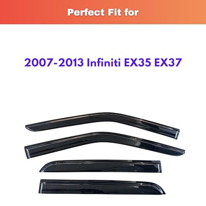 Rain Guards Fit for 2007 (2007-2013 EX35/EX37)