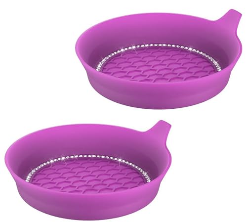 2 PCS Car Cup Coasters (Purple*2PCS / With Diamonds)