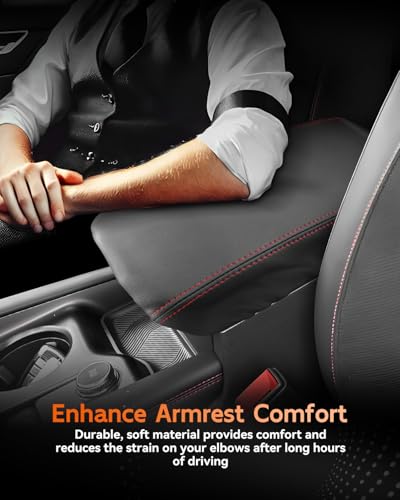 for 2025 2026 Ford Explorer Center Console Cover Armrest Box Cover for Explorer 2020 2021 2022 2023 2024 2025 Accessories Console Arm Rest Protector (Explorer 2020-2026)
