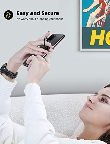 Cell Phone Ring Holder Stand (Black-01)