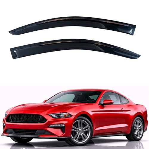 Rain Guards Fit for 2015 (2015-2023 Mustang Coupe)