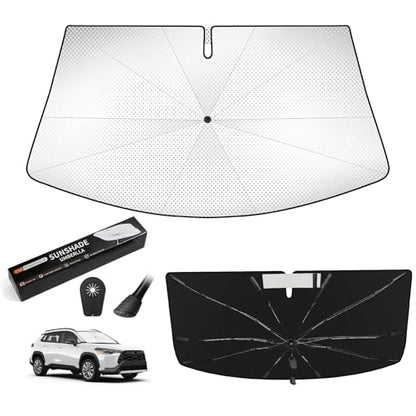 Windshield Sun Shade Umbrella for 2022 (For Toyota corolla Cross 2022-2026)
