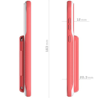 EXEC Galaxy S23 Plus Case Wallet for Women Girls with Detachable Magnetic Credit Card Holder Supports Wireless Charging Protective Phone Covers Designed for 2023 Samsung S23+ (Galaxy S23 Plus / Pink)