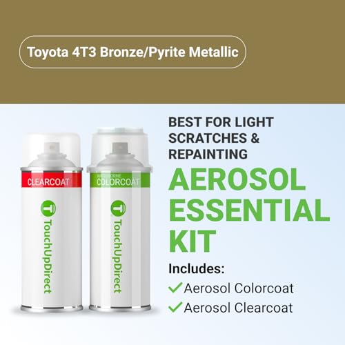Car Paint Touch Up Spray Kit (Aerosol Spray - Essential Kit / Bronze Pearl Metallic)