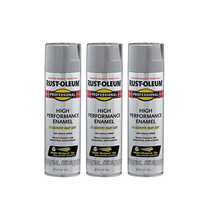 Professional High Performance Gloss Aluminum Spray Paint (Gloss Aluminum / 14 Ounce (Pack of 3))