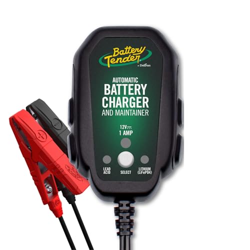 Junior 12V 800mA Battery Charger and Maintainer for Lead Acid and Lithium Batteries (Charger and Maintainer)