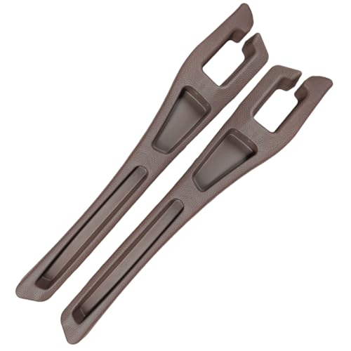 2PCS Car Seat Gap Filler Organizer (Brown)
