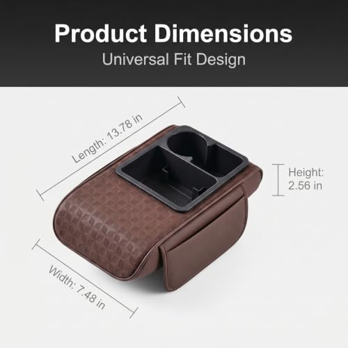 Car Armrest Cushion (1 PC / Coffee)