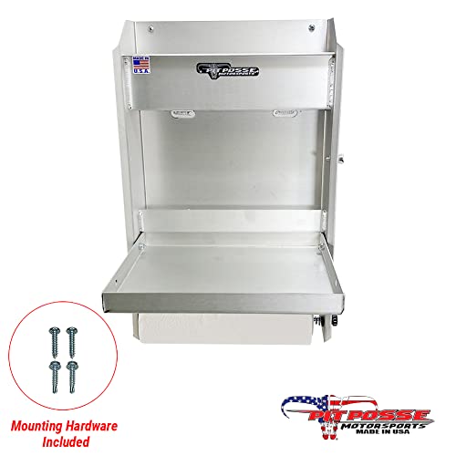 458 Jr Work Station Storage Cabinet Shelf Rack Holder Caddy (Silver)