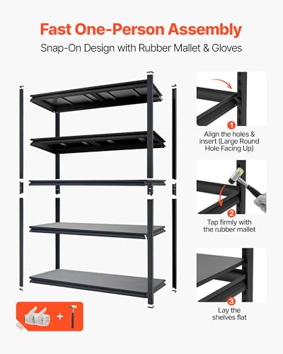 Storage Shelves (18" D x 48" W x 72" H)