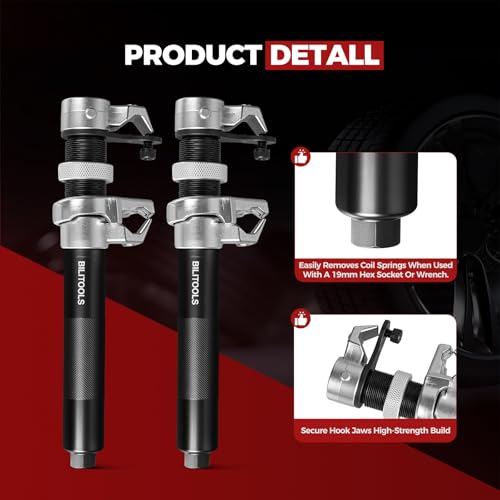 2 Piece Coil Spring Compressor Tool (2,645 lb – 2-Piece External)