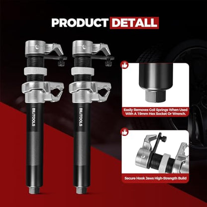2 Piece Coil Spring Compressor Tool (2,645 lb – 2-Piece External)