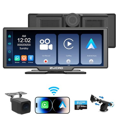 10.26 Inch Wireless CarPlay Screen for Car (Black / 10inch)
