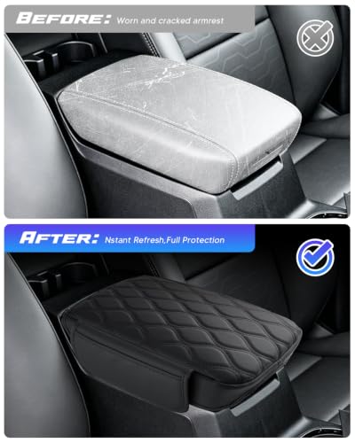 Center Console Cover for Chevy Colorado (5)23-26|Colorado&Canyon|Wavy, +Thick,+ Pockets)