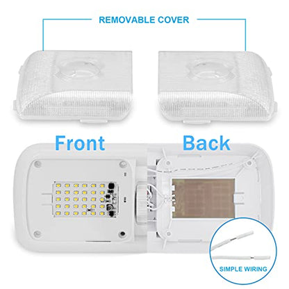12V RV Led Interior Lights 750 Lumens (2 pcs(square))